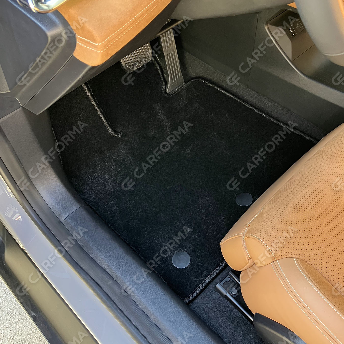 Ворсовые коврики на Mazda EZ-6 2024&nbsp;-&nbsp;2026 в Грозном