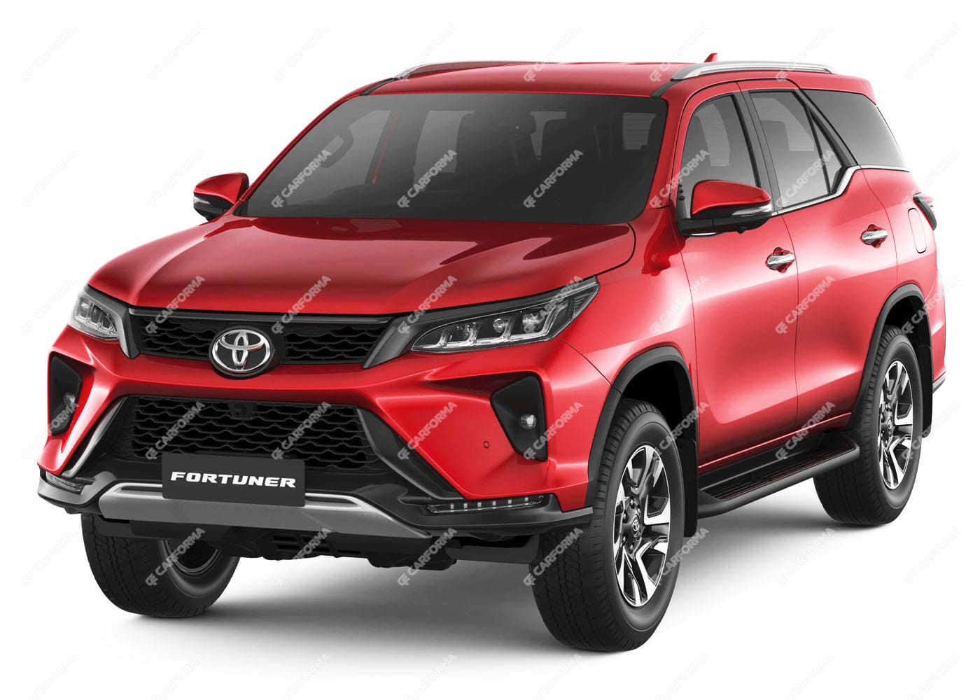 Ворсовые коврики на Toyota Fortuner II 2015 - 2025