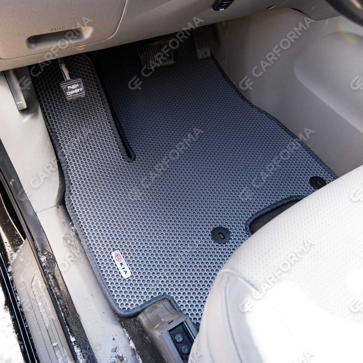 Ворсовые коврики на KIA Carnival III 7 мест 2014&nbsp;-&nbsp;2021 в Грозном