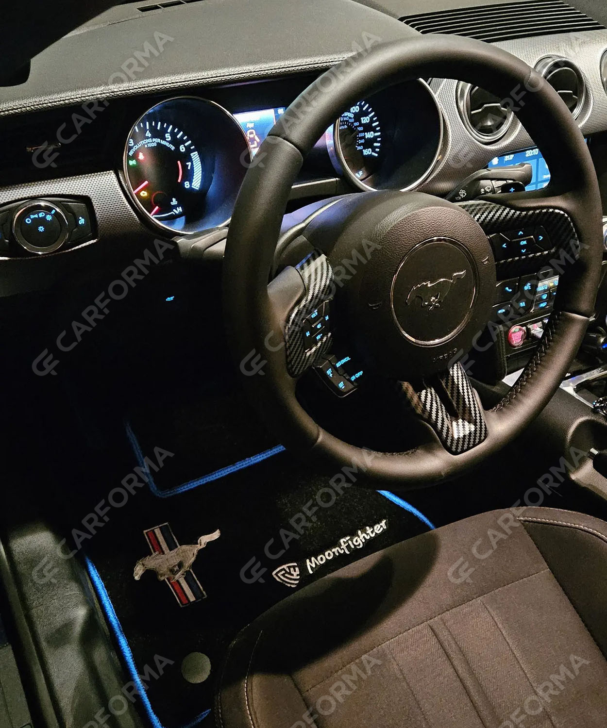 Ворсовые коврики на Ford Mustang VI 2013&nbsp;-&nbsp;2023 в Грозном
