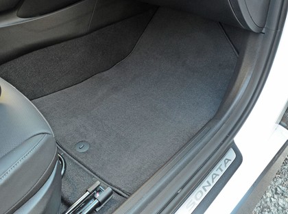 Ворсовые коврики на Hyundai Sonata 8 (DN8) 2019 - 2025 в Грозном