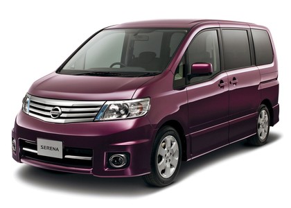 Ворсовые коврики на Nissan Serena (C25) 2005 - 2010 в Грозном