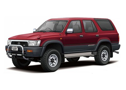 Ворсовые коврики на Toyota Hilux Surf II 1989 - 1995 в Грозном