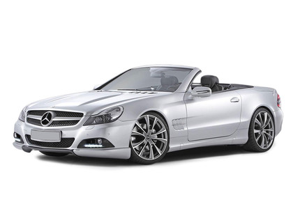 Ворсовые коврики на Mercedes SL (R230) 2001 - 2011 в Грозном