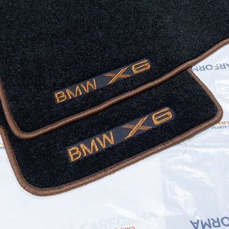 Ворсовые коврики на BMW X6 (E71/E72) 2008 - 2014 в Грозном