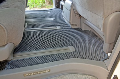 Ворсовые коврики на Toyota Alphard (H10) 2002 - 2008 в Грозном