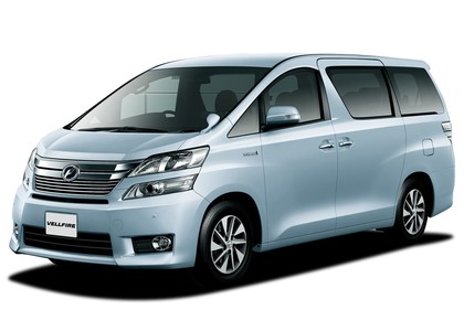 Ворсовые коврики на Toyota Vellfire (H20) 2008 - 2015 в Грозном