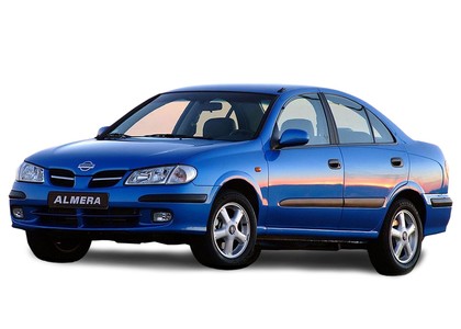Ворсовые коврики на Nissan Almera II (N16) 2000 - 2006 в Грозном