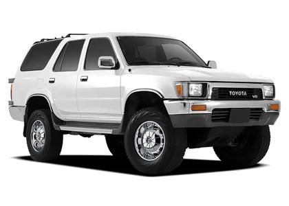 Ворсовые коврики на Toyota 4runner II 1989 - 1995 в Грозном