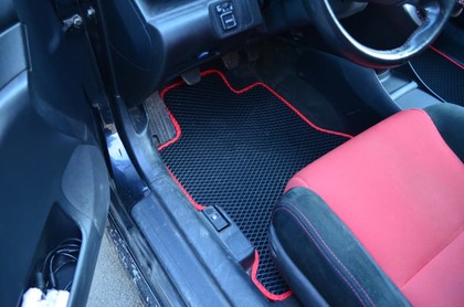 Ворсовые коврики на Honda Civic VII 3d 2001 - 2006 в Грозном