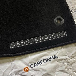 Ворсовые коврики на Toyota Land Cruiser 300 2021 - 2025 в Грозном