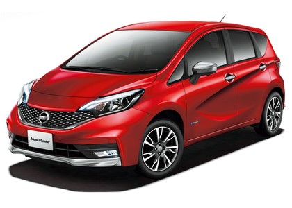 Ворсовые коврики на Nissan Note E-Power (E12) 2016 - 2020 в Грозном