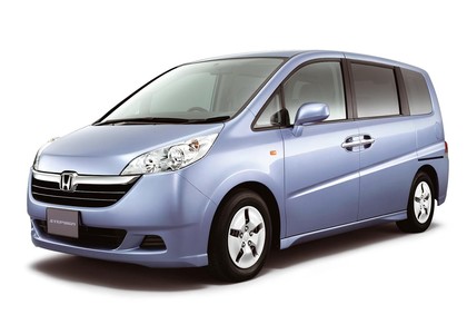 Ворсовые коврики на Honda StepWGN III 2005 - 2009 в Грозном