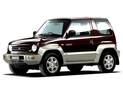 Ворсовые коврики на Mitsubishi Pajero Junior 1995 - 1998 в Грозном