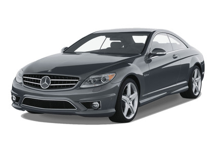 Ворсовые коврики на Mercedes CL (C216) 2006 - 2014 в Грозном