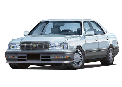 Ворсовые коврики на Toyota Crown (S150) 1995 - 2001 в Грозном