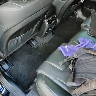 Ворсовые коврики на Hyundai Santa Fe IV рестайлинг 2020 - 2025 в Грозном
