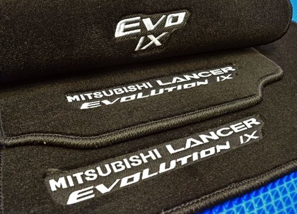 Ворсовые коврики на Mitsubishi Lancer Evolution IX 2005 - 2007 в Грозном