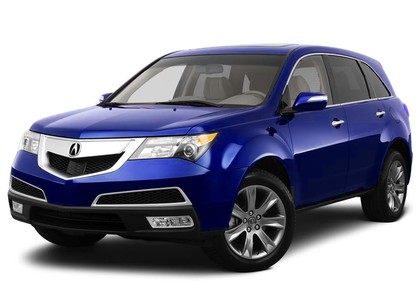 Ворсовые коврики на Acura MDX II 2006 - 2013 в Грозном