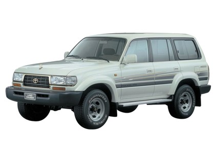 Ворсовые коврики на Toyota Land Cruiser 80 1990 - 1997 в Грозном