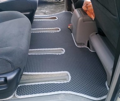 Ворсовые коврики на Toyota Alphard (H10) 2002 - 2008 в Грозном