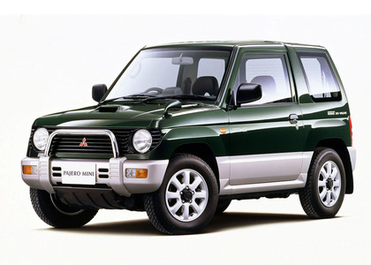 Ворсовые коврики на Mitsubishi Pajero Mini I 1994 - 1998 в Грозном