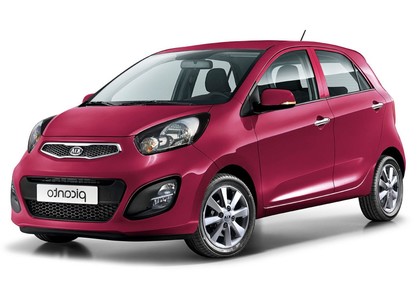 Ворсовые коврики на KIA Picanto II 2011 - 2017 в Грозном