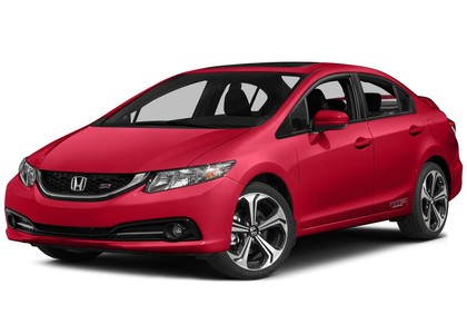 Ворсовые коврики на Honda Civic IX 4d 2012 - 2015 в Грозном