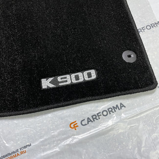 Ворсовые коврики на KIA K900 2018 - 2025 в Грозном