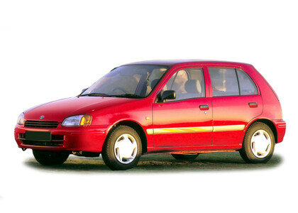 Ворсовые коврики на Toyota Starlet (P90) 1995 - 1999 в Грозном