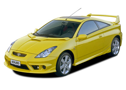 Ворсовые коврики на Toyota Celica (T23) 1999 - 2006 в Грозном