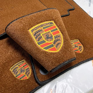 Ворсовые коврики на Porsche Macan 2013 - 2025 в Грозном
