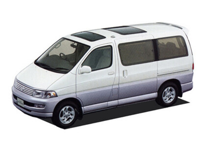 Ворсовые коврики на Toyota Hiace Regius (xH10) 1997 - 2002 в Грозном