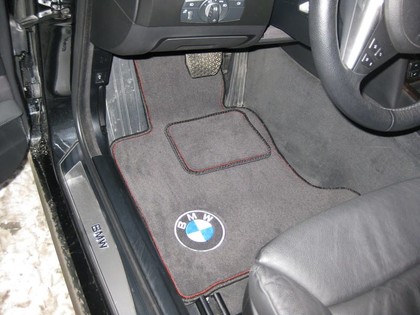 Ворсовые коврики на BMW 5 (E60/E61) 2003 - 2010 в Грозном