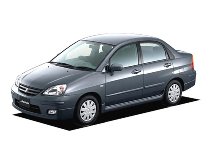 Ворсовые коврики на Suzuki Aerio I рестайлинг 2004 - 2008 в Грозном