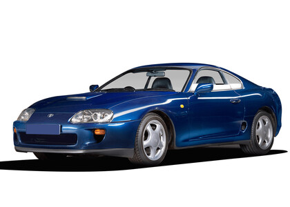 Ворсовые коврики на Toyota Supra (A80) 1993 - 2002 в Грозном
