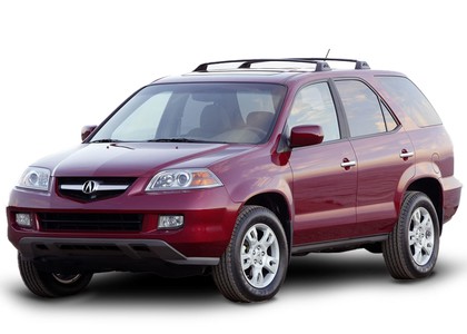Ворсовые коврики на Acura MDX I 2000 - 2006 в Грозном