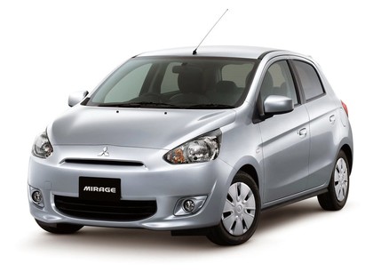 Ворсовые коврики на Mitsubishi Mirage VI 2012 - 2025 в Грозном