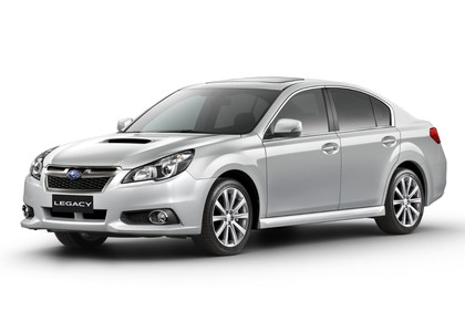 Ворсовые коврики на Subaru Legacy V 2009 - 2015 в Грозном