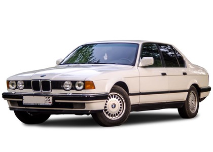 Ворсовые коврики на BMW 7 (E32) 1986 - 1995 в Грозном