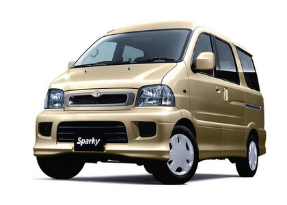 Ворсовые коврики на Toyota Sparky 2000 - 2003 в Грозном