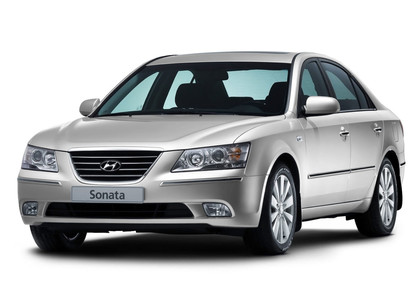 Ворсовые коврики на Hyundai Sonata 5 (NF) 2004 - 2010 в Грозном