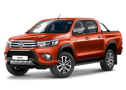 Ворсовые коврики на Toyota Hilux VIII 2015 - 2025 в Грозном