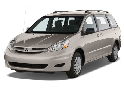 Ворсовые коврики на Toyota Sienna II 2003 - 2010 в Грозном