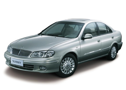 Ворсовые коврики на Nissan Sunny (N16) 2000 - 2005 в Грозном