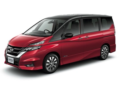 Ворсовые коврики на Nissan Serena (C27) E-Power 2016 - 2022 в Грозном
