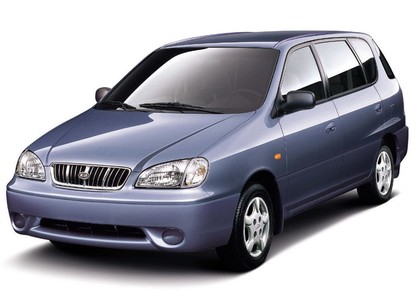 Ворсовые коврики на KIA Carens I 1999 - 2006 в Грозном