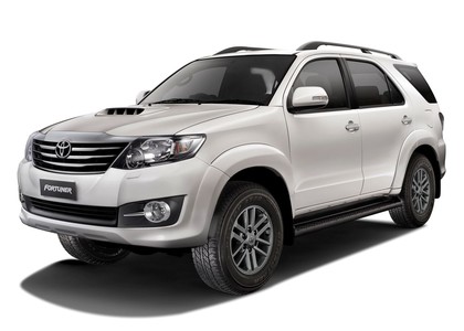 Ворсовые коврики на Toyota Fortuner I 2004 - 2015 в Грозном