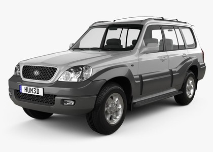 Ворсовые коврики на Hyundai Terracan 2001 - 2008 в Грозном