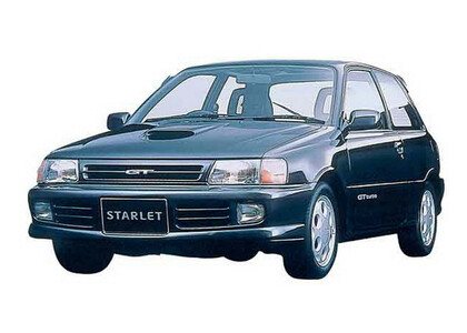 Ворсовые коврики на Toyota Starlet (P80) 1989 - 1995 в Грозном